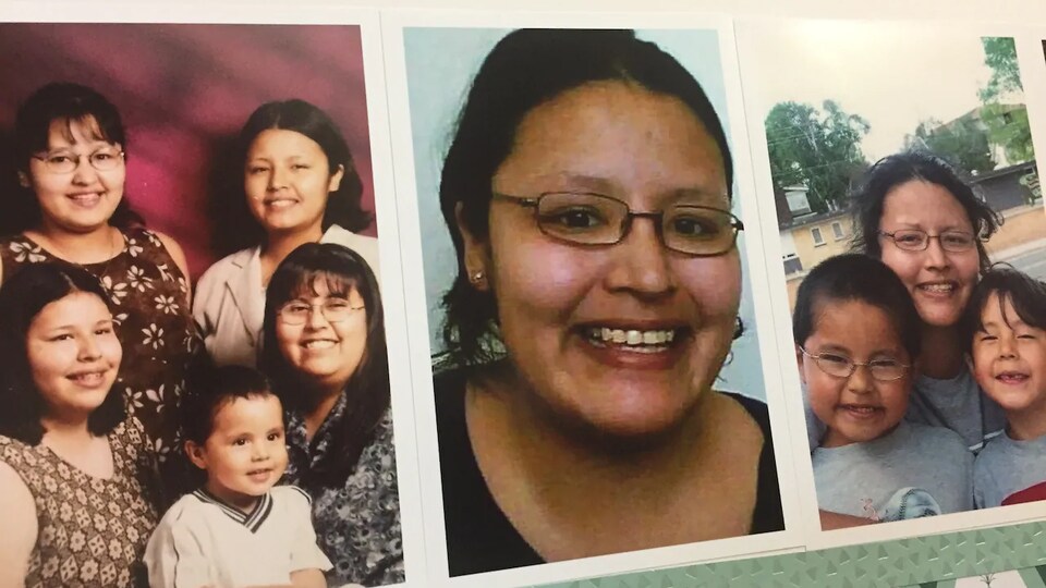 Un collage photo de Barbara Kentner et de sa famille.