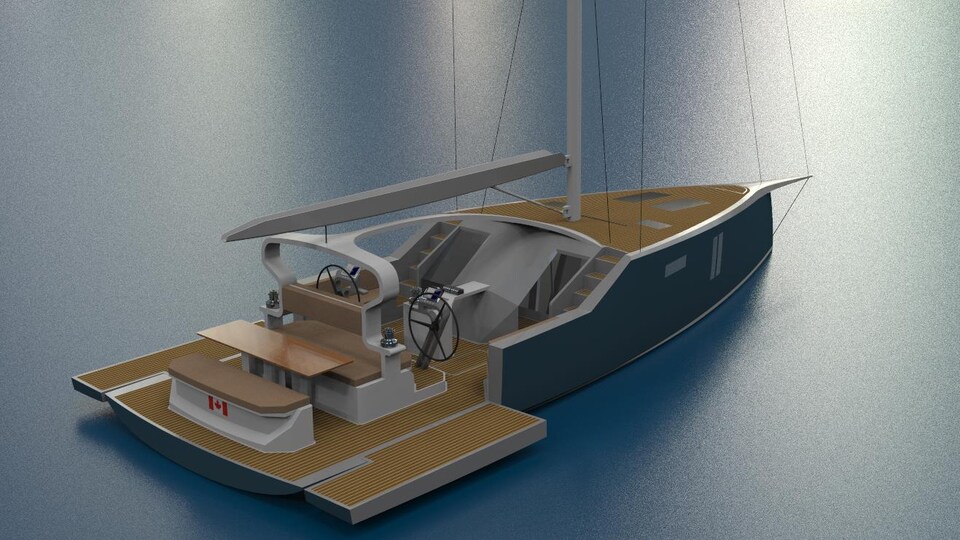 Dessin de yatch