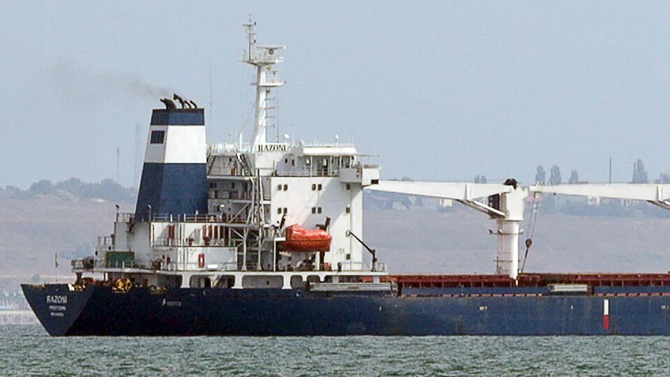 Le vraquier M/V Razoni.
