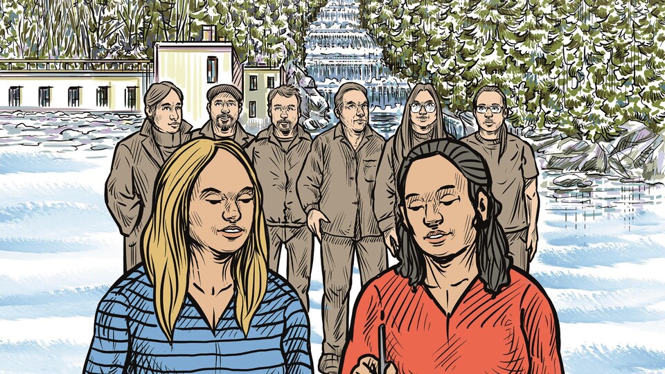 La troisième BD de cette série, qui doit bientôt paraître, nous emmène dans la communauté de Mashteuiatsh.