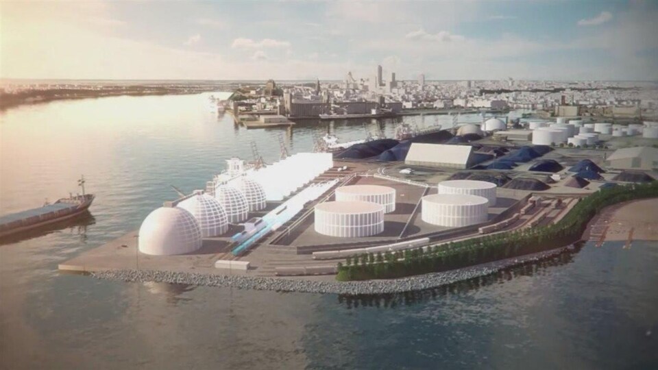 Une maquette du projet Beauport 2020