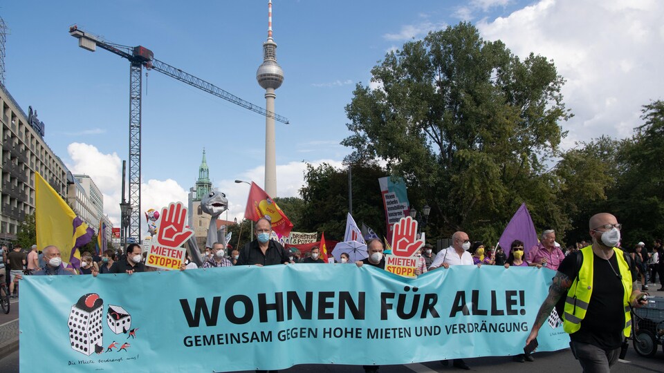 Manifestation à Berlin.