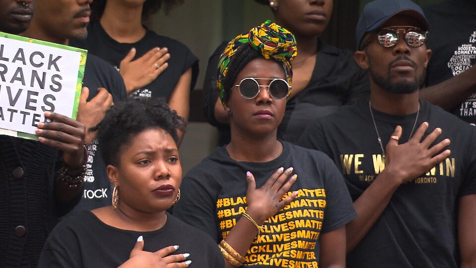 Le groupe Black Lives Matter a organisé un rassemblement à la mémoire de Pierre Coriolan, abattu par la police.