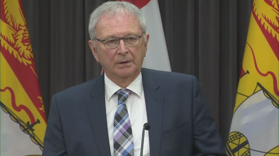 Blaine Higgs, premier ministre du Nouveau-Brunswick, le 20 mai 2020.