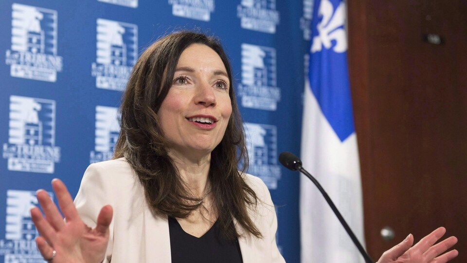 La chef du Bloc québécois, Martine Ouellet