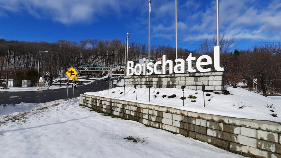 L'entrée de la Ville de Boischatel, près de Québec.