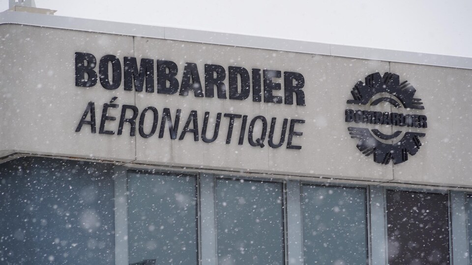 L'usine de Bombardier à Ville Saint-Laurent, sur la rue Marcel-Laurin.