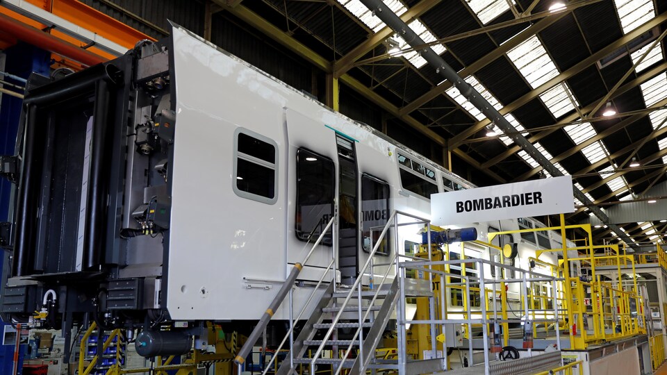 Une usine de Bombardier Transport en France.