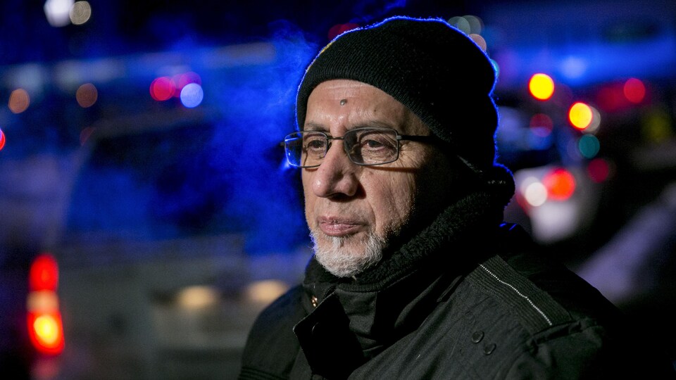 Boufeldja Benabdallah, le 29 janvier 2017, le soir de la fusillade à la grande mosquée de Québec