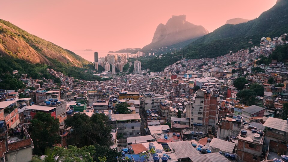 Vue de la favela de Rocinha