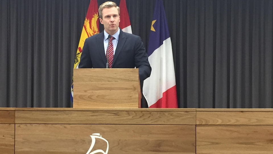Brian Gallant, chef du Parti libéral du Nouveau-Brunswick.