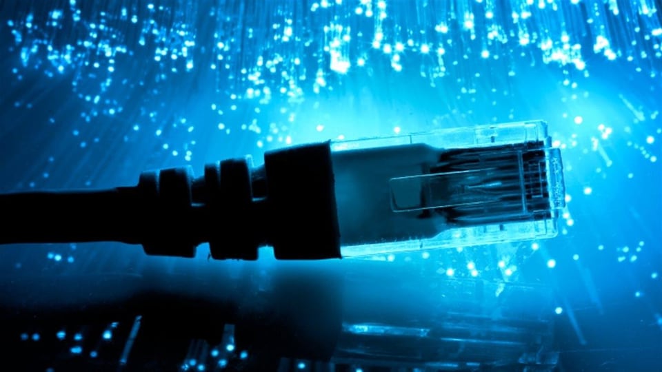 Un câble de connexion Internet
