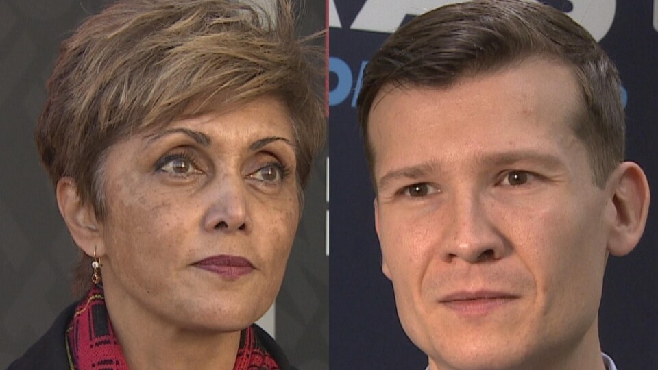 Jyoti Gondek et Jeromy Farkas.