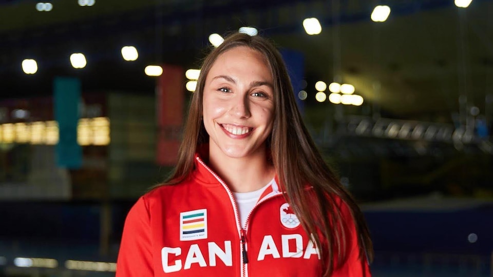 Camilla Fiola-Dion, dans l'uniforme du Canada pour les Jeux olympiques.