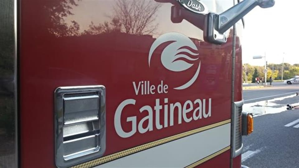 Un véhicule du Service de sécurité incendie de Gatineau