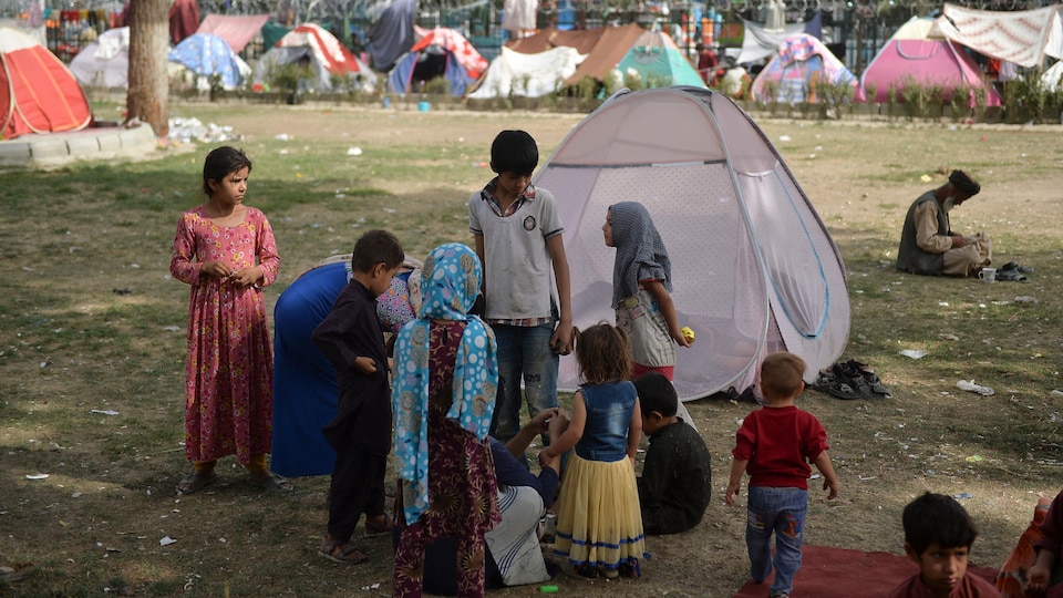 Des enfants afghans à Kaboul.