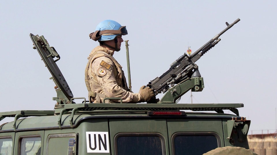 Un soldat des Casques bleus déployé au Mali.