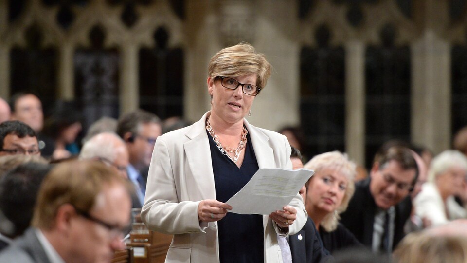 La députée conservatrice Karen Vecchio