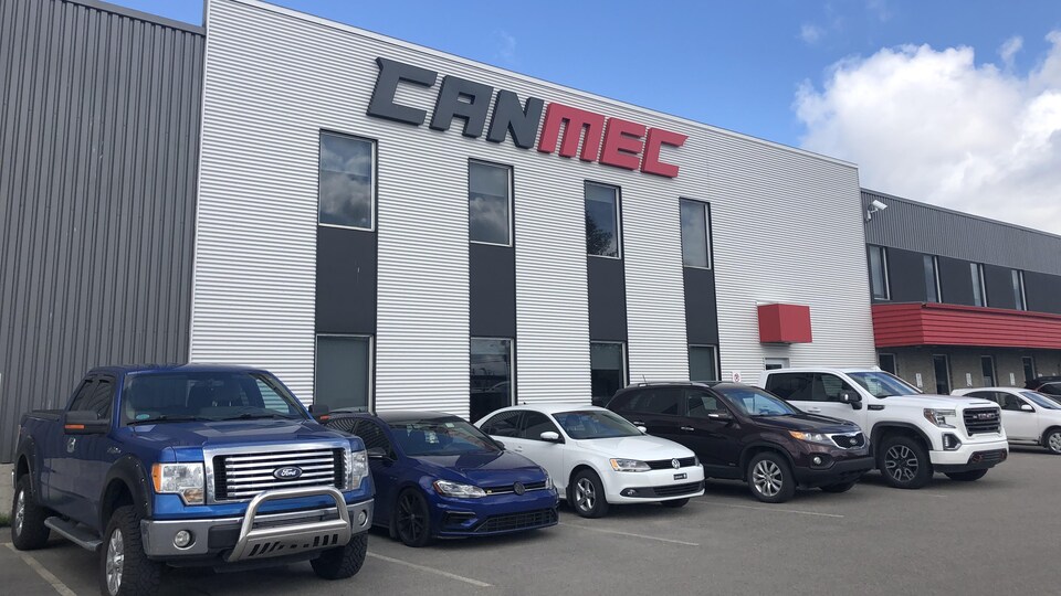 La façade de l'entreprise Canmec de Chicoutimi