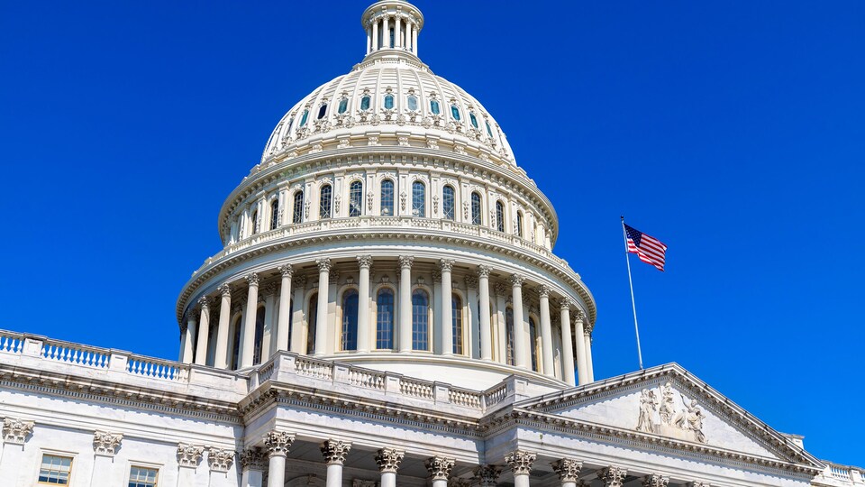 L'édifice du Capitole à Washington est le siège du Congrès américain.