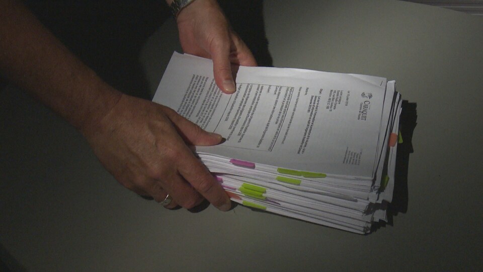Des documents de la municipalité de Caraquet