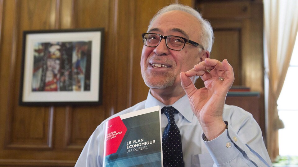 Le ministre des Finances du Québec, Carlos Leitao, à la veille du dépôt du budget du Québec 2017-2018