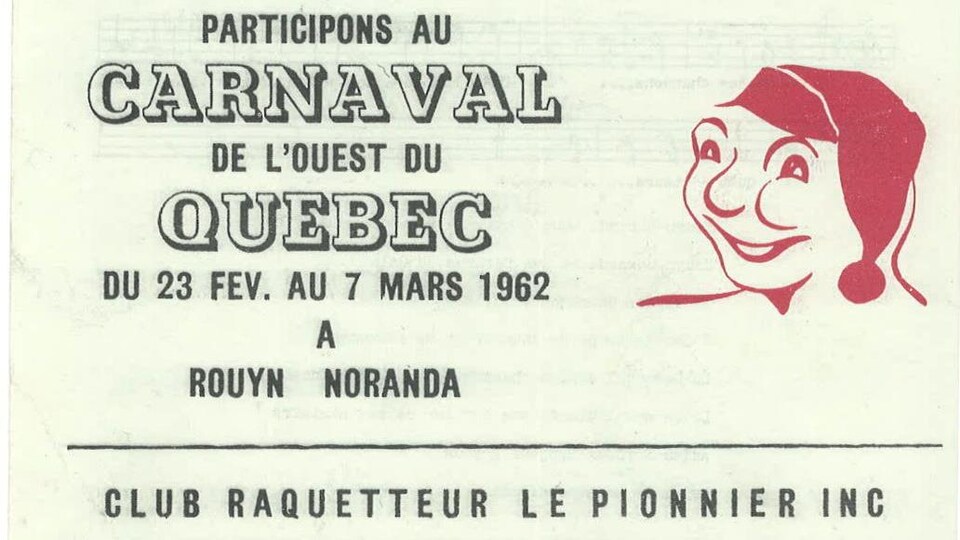 Image promotionnelle du Carnaval de l'ouest québécois 1962