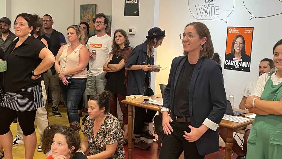 Carol-Ann Kack et ses partisans.