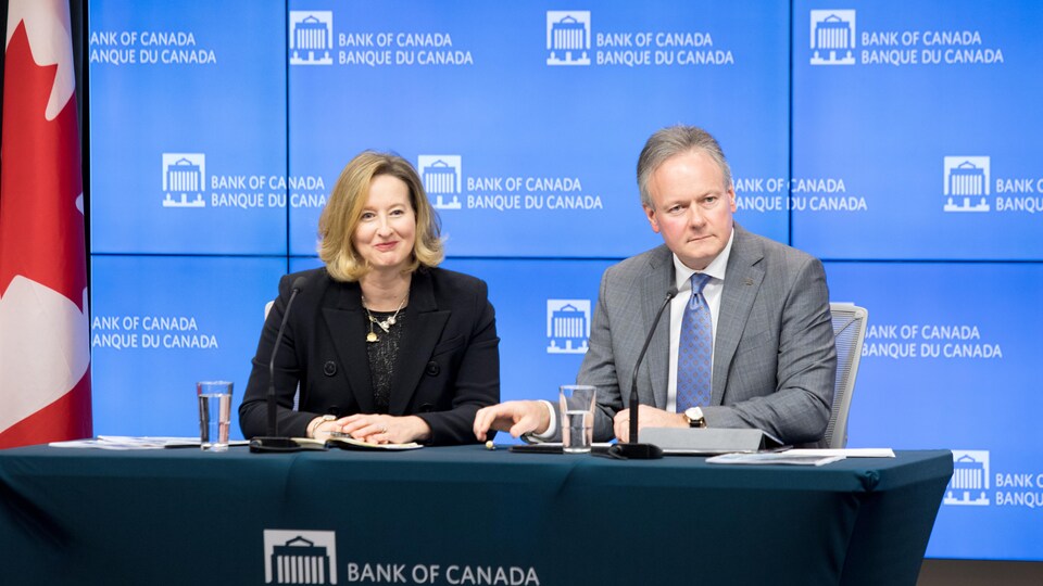 La sous-gouverneure de la Banque du Canada, Carolyn A. Wilkins, et le gouverneur Stephen Poloz.