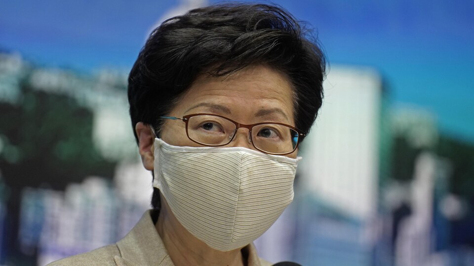 Carrie Lam, cheffe du gouvernement local de Hong Kong
