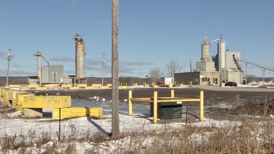 La carrière de l'entreprise Colacem Canada à L'Orignal, dans l'Est ontarien.