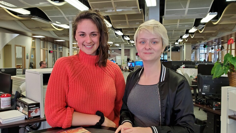 Portrait de Camille Campeau et Julie Bernier du Carrousel international du film de Rimouski.