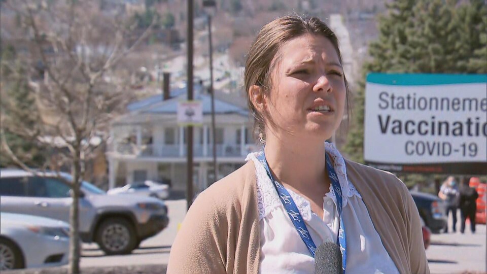 Cary Paquet, cheffe du centre de vaccination de Saint-Georges.