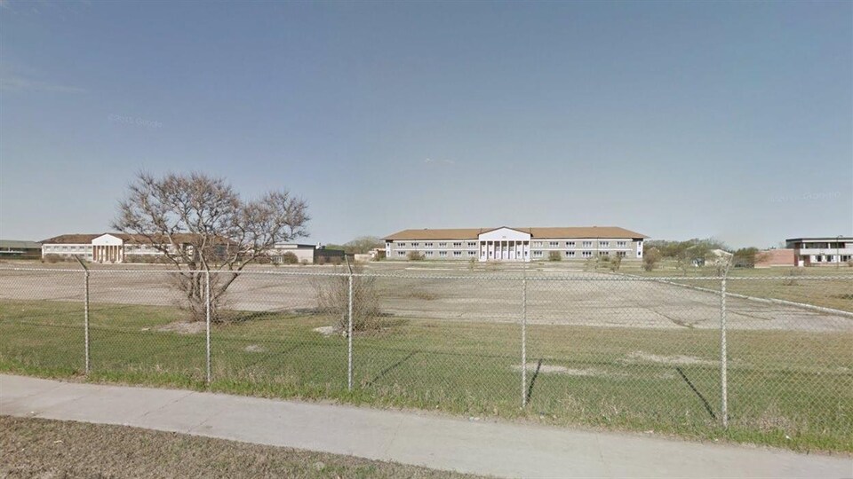 La caserne abandonnée de Kapyong, située dans le secteur Kenaston-Tuxedo à Winnipeg.