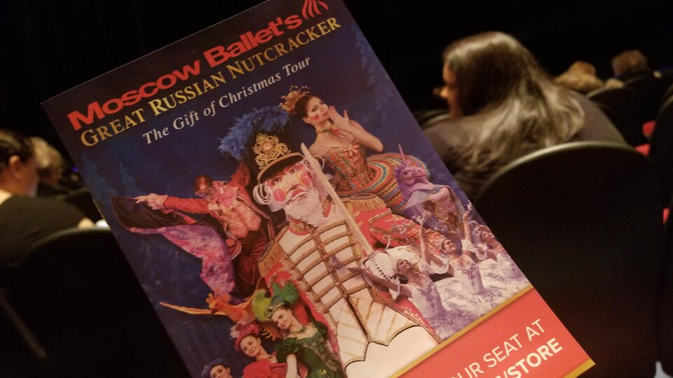 Le guide souvenir du ballet de Moscou qui présentait Casse-noisette.
