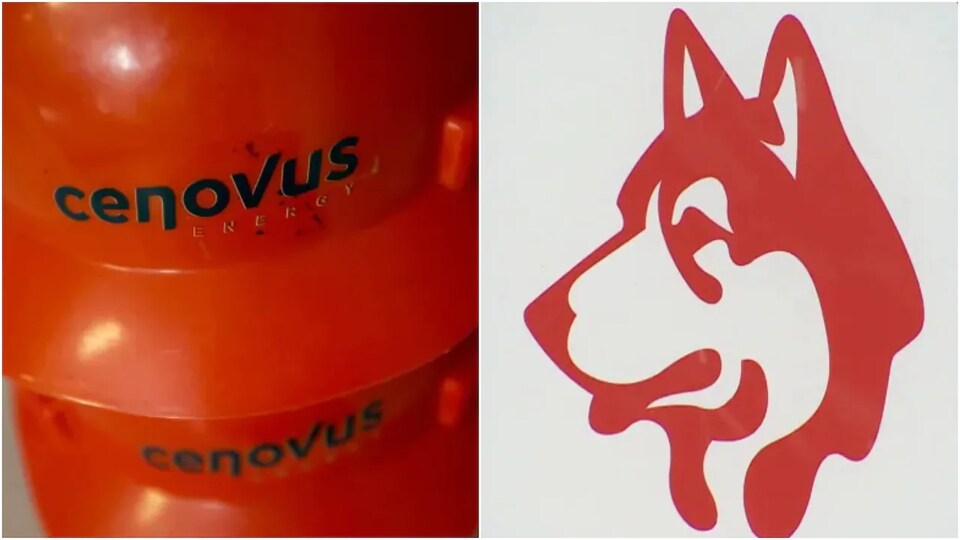 Les logos de Cenovus et de Husky.