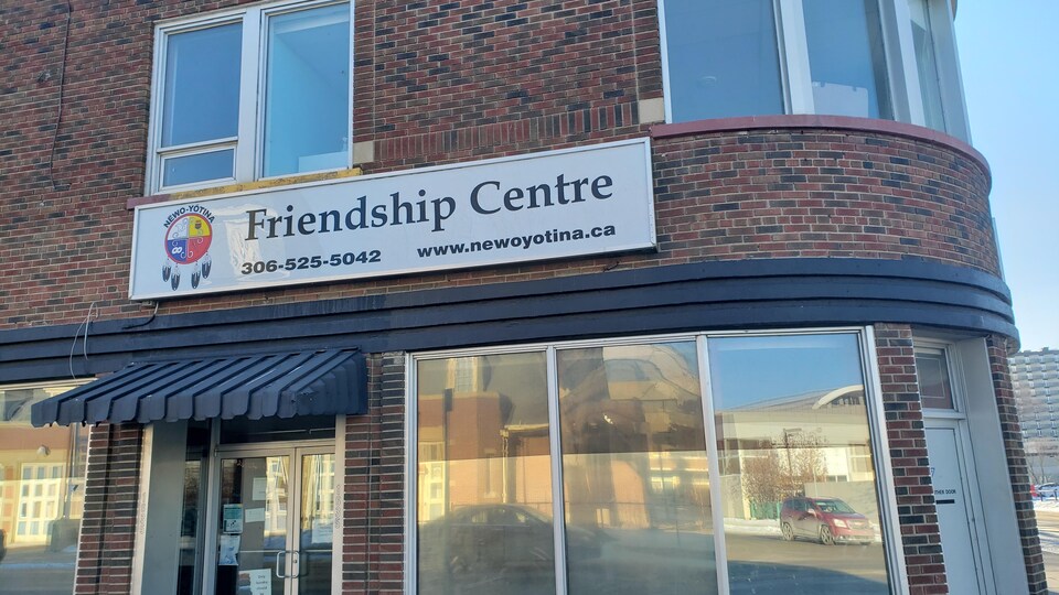 La devanture du Centre d'amitié à Regina.