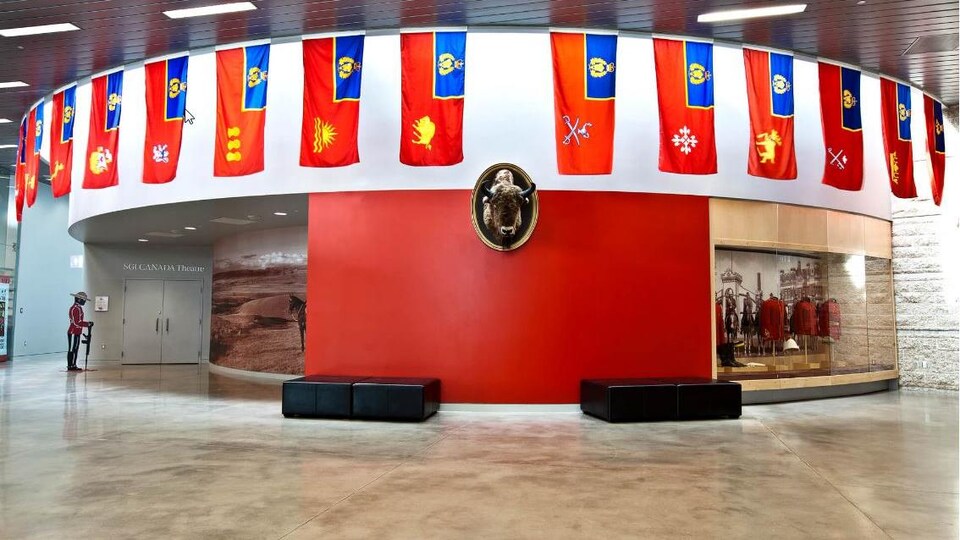 L'entrée de la salle Héritage au Centre du patrimoine de la GRC à Regina.