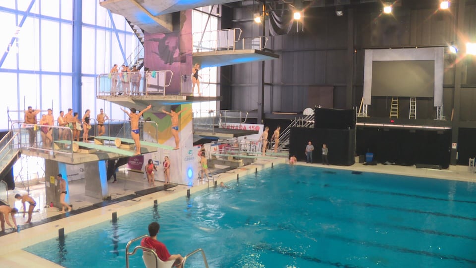 Le Championnat national sénior de plongeon