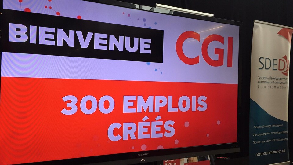 CGI s'installera à Drummondville et promet la création de 300 emplois