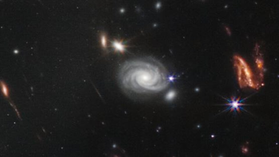 This galaxy is of the spiral type, just like our Milky Way.
