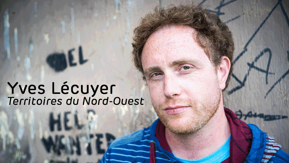 Les participants au Chant'Ouest 2017 : Yves Lécuyer (Territoires du Nord-Ouest), Mireille Labbé (Yukon), Alpha Toshineza (Manitoba) et Byrun Boutin-Maloney (Saskatchewan)