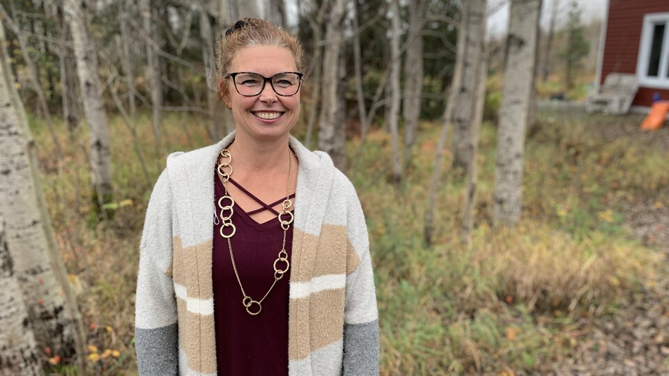 Chantal Thibault, candidate à la mairie de Rivière-Héva.