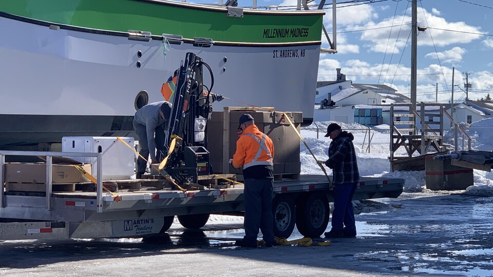 équipements pour le bateau de Morgan Coombs