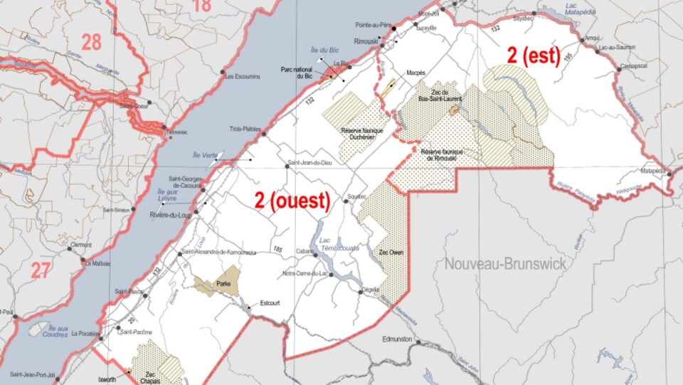 La zone 2 dans le Bas-Saint-Laurent
