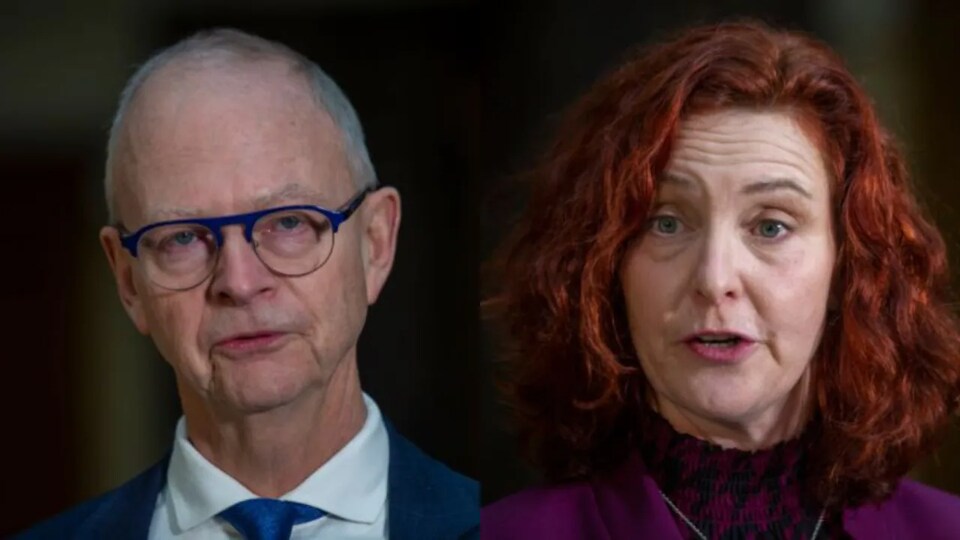 Ches Crosbie et Alison Coffin.