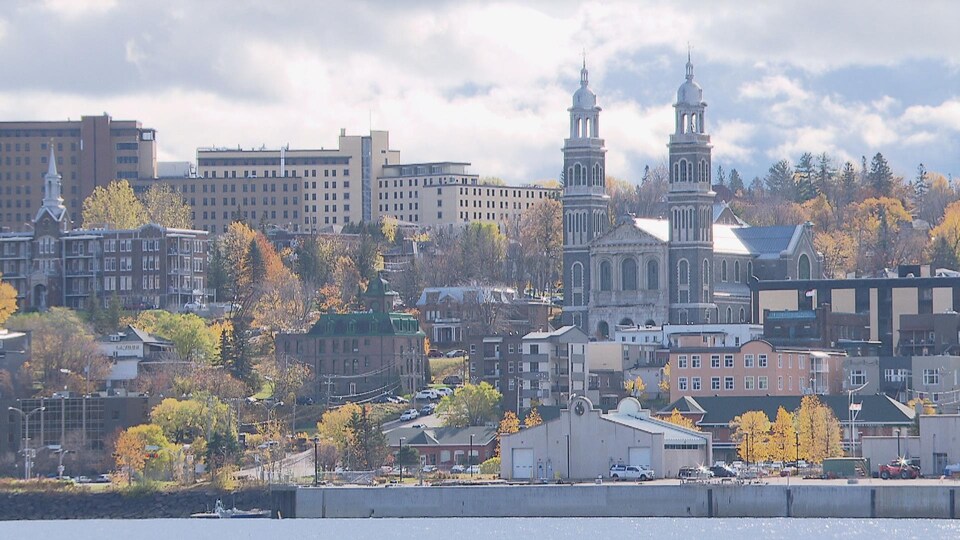 Vue de Chicoutimi prise de Chicoutimi-Nord