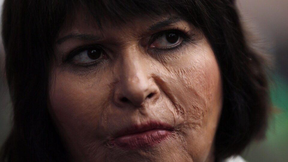Carmen Quintana assiste en 2015 à un hommage pour le photographe Rodrigo Rojas à Santiago au Chili.