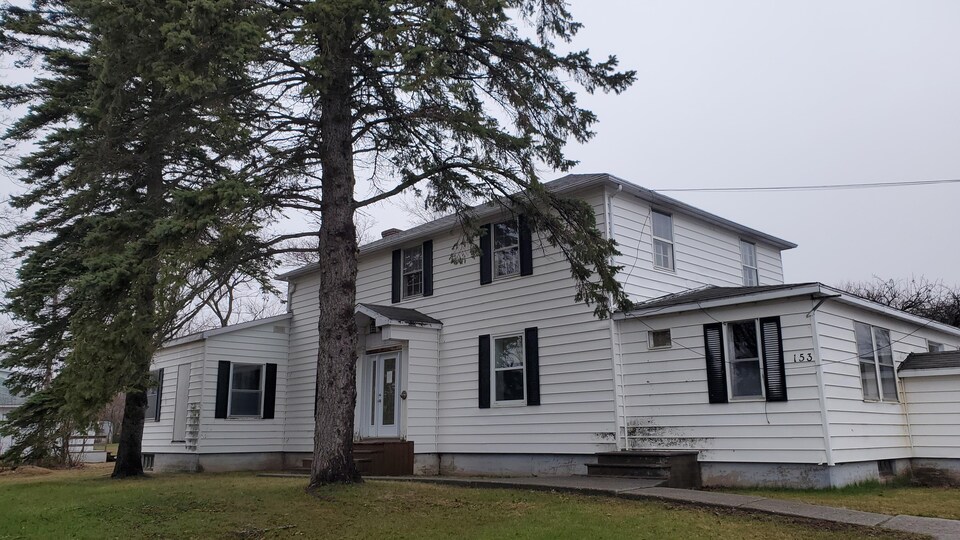 La bâtiment dans lequel a été fondé la radio CHNC, à New Carlisle.
