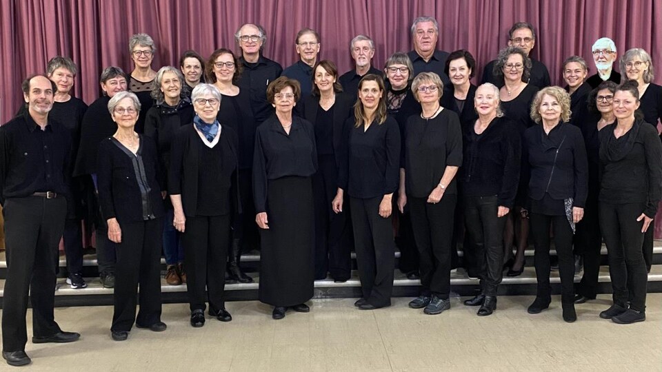 Les membres du Chœur de Rimouski.